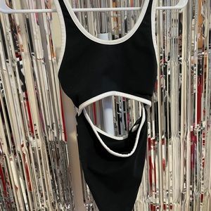 Urban Outfitters Black Cutout Bodysuit